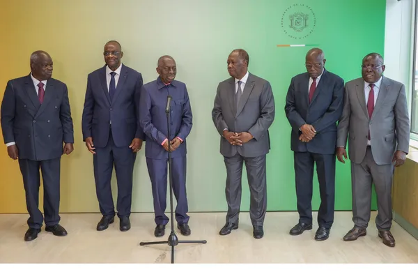 Cowppli-Bony, président par intérim du PDCI, échange avec Ouattara : dans les coulisses du tête-à-tête