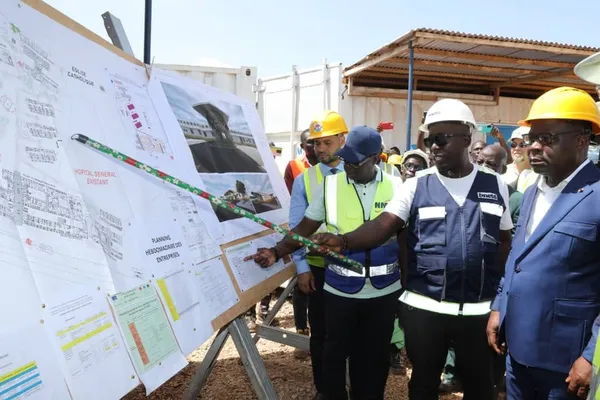 Hôpital Général de Ouangolodougou : l’état d’avancement des travaux estimé à 34%