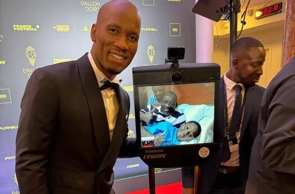 Grâce à Dominique Ouattara, Hadi, 13 ans, malade, assiste au Ballon d’Or
