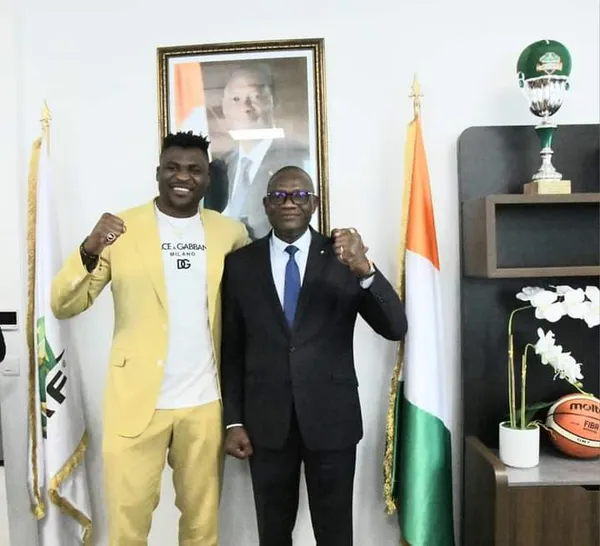 Arrivée de Francis Ngannou en Côte d’Ivoire