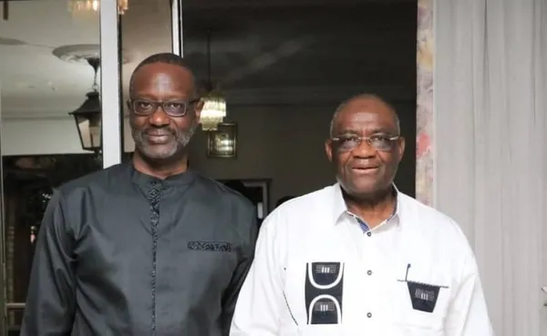 Guikahué et Tidjane Thiam