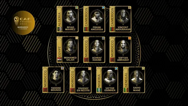 CAF Awards 2023 : la CAF dévoile les nominés masculins 