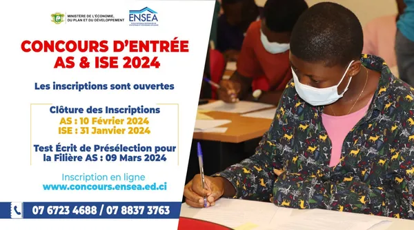 ENSEA concours 2024 : les inscriptions sont ouvertes