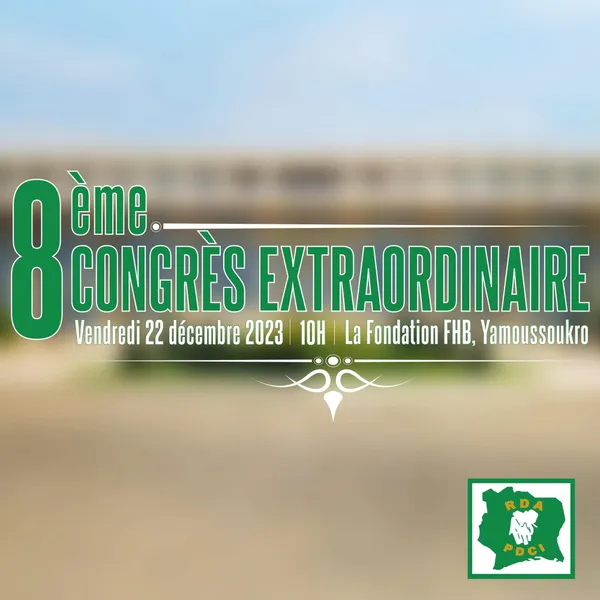 PDCI : Le congrès électif aura lieu le 22 décembre à Yamoussoukro