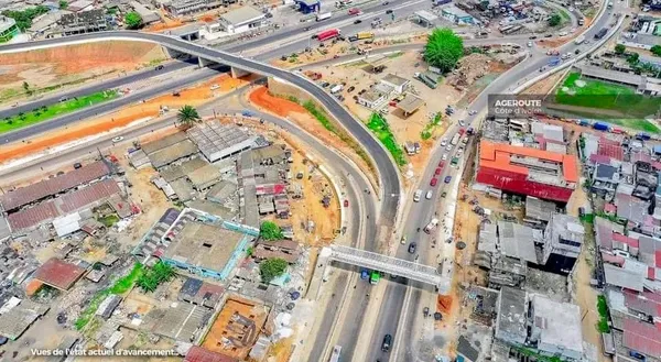 Dédoublement de la route de Dabou : 99% des travaux réalisés, des images