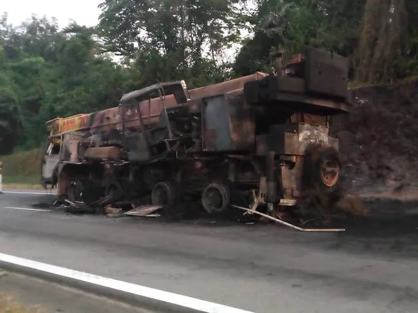 Accident : un camion en feu ce jeudi sur l’autoroute du Nord