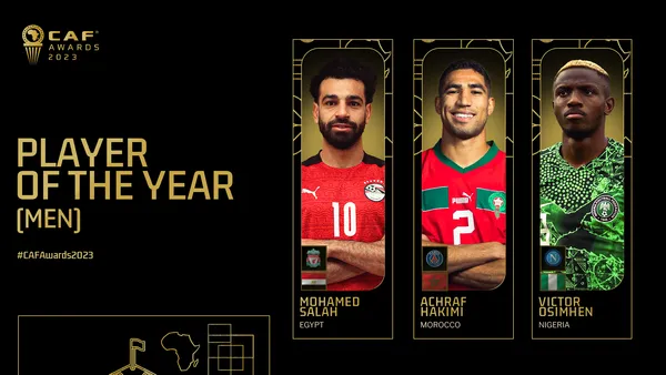 CAF Awards : Salah, Hakimi ou Osimhen, qui sera Ballon d’Or 2023 ?, réponse ce lundi