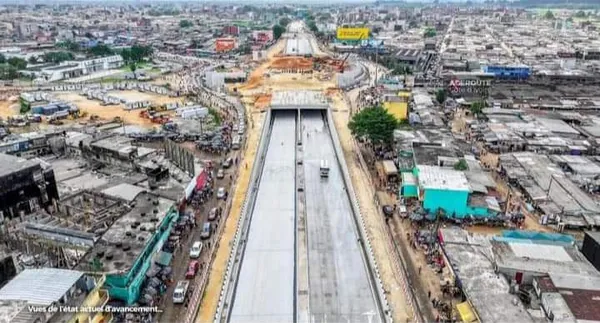 Le tunnel d’Abobo en cours de finition : des images