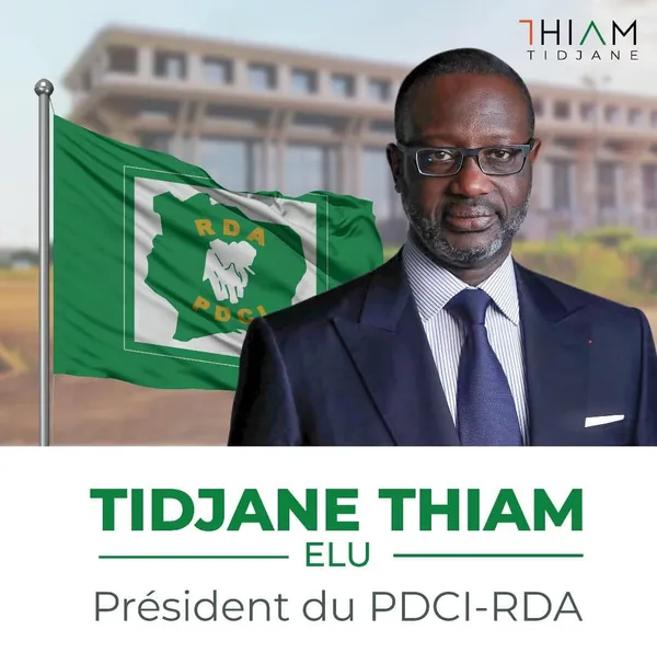 Tidjane Thiam après son élection : « 2025, une année cruciale, nous devons préparer cette échéance électorale dès maintenant »