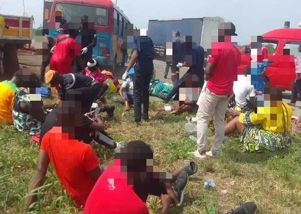 Grave accident sur l’autoroute Abidjan – Bassam : 23 victimes