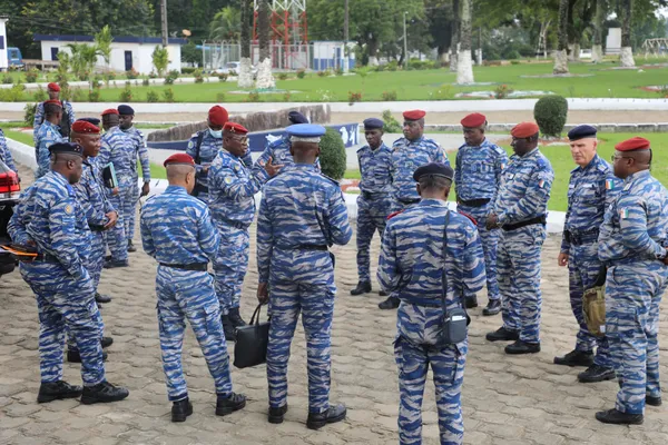 CAN 2023 : le Commandant Supérieur de la Gendarmerie de Côte d’Ivoire fait le point avec son état-major