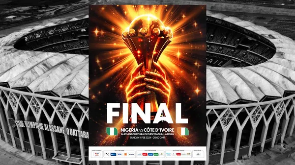 CAF : l’affiche de la finale de la CAN 2023 dévoilée