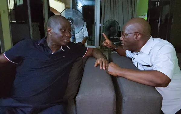 Charles Blé Goudé rend visite à Dogbo Blé Bruno après sa grâce présidentielle