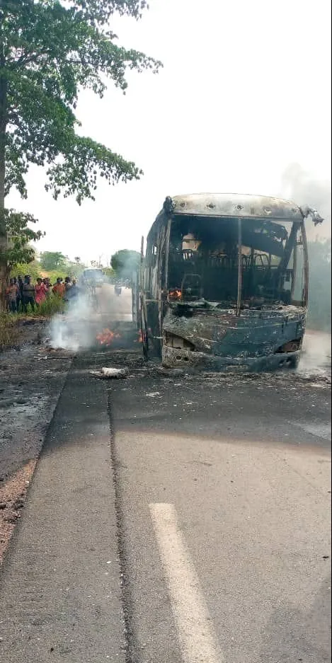Incendie d’un car UTB à Oumé : Dégâts matériels importants