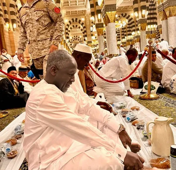 Adama Bictogo une Omra, petit pèlerinage à La Mecque, en Arabie Saoudite le samedi 30 mars 2024