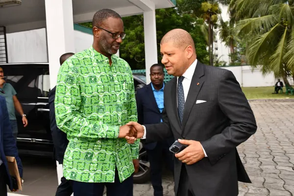 Jean-Louis Billon et Tidjane Thiam