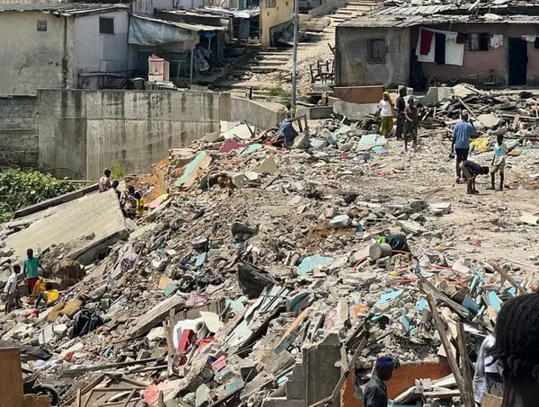 Déguerpissements des quartiers Bracodi et Williamsville de la commune d'Adjamé les 30 et 31 mars 2024