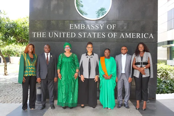 Présidentielle de 2025 : Prince-Arthur Dalli et Fleur Aké M’Bo portent la voix du PPA-CI auprès de l’Ambassadrice des États-Unis