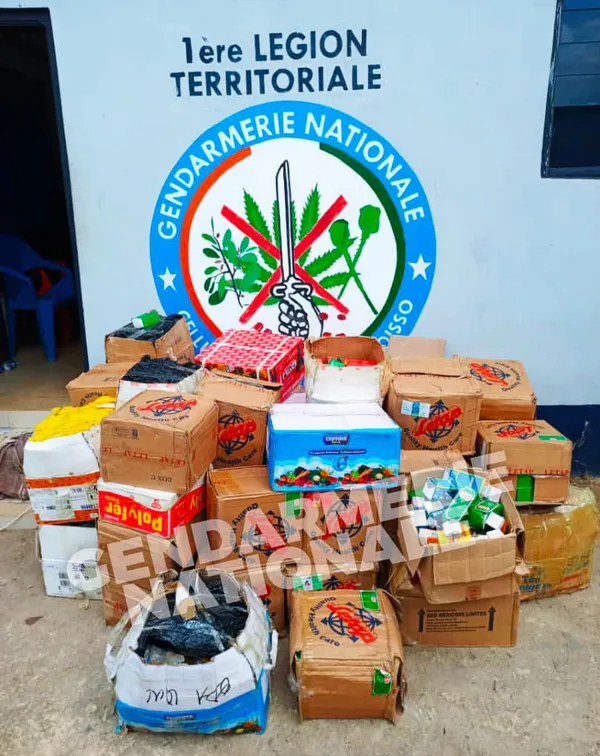Aboisso : 1,5 tonne de médicaments saisis par la gendarmerie