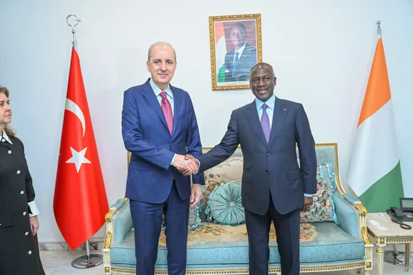Adama Bictogo, Président de l'Assemblée nationale de Côte d'Ivoire, en Turquie lors d'une visite de travail du 24 au 28 avril