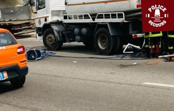 Grave accident au monument des martyrs ce mercredi 3 avril 2024