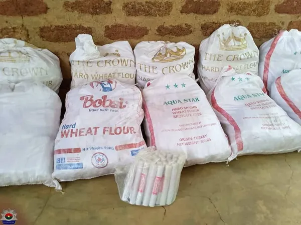 Saisie d'explosifs par la gendarmerie de Dissin au Burkina