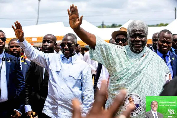 Adama Bictogo à Dabou pour l'hommage des Grands Ponts au président Ouattara