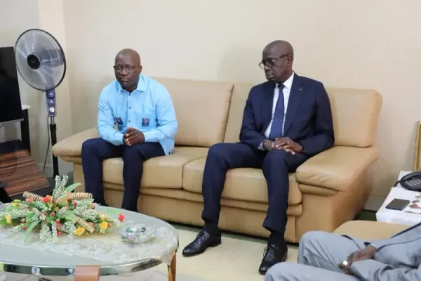 Augustin Thiam et Blé Goudé