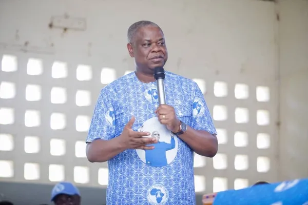 Koné Katinan Justin, président du Conseil Stratégique et Politique(CSP) à Dabou