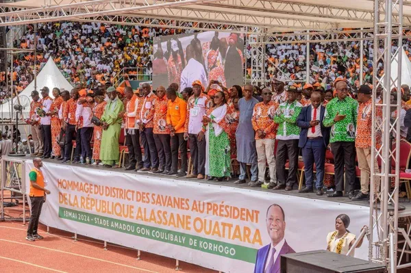 Meeting de soutien à Ouattara
