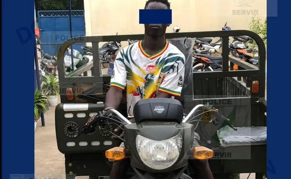 Vol de moto tricycle à Bouaké