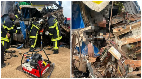 Accident de la circulation sur l'autoroute du Nord à Yamoussoukro