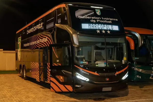 Le nouveau car des Éléphants de Côte d'Ivoire