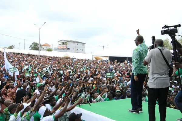 Meeting du PDCI à Soubré le 22 juin 2024
