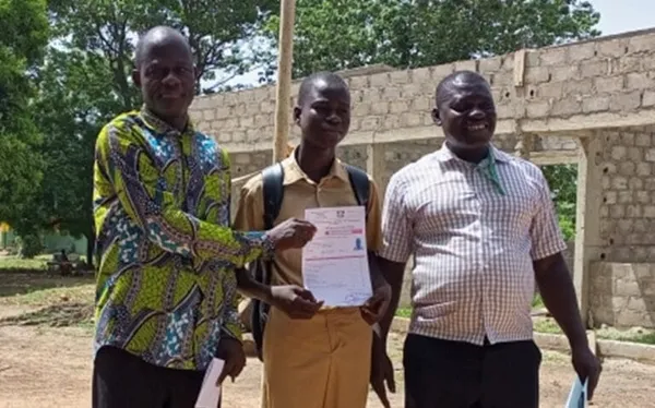 Palé Paul, major du BEPC 2024 du Bounkani avec 315,56 points