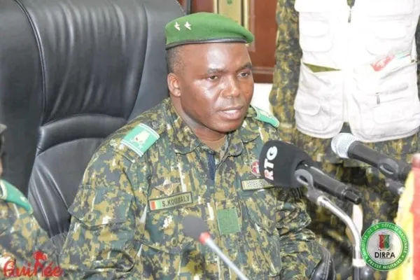 Le colonel Sadiba Koulibaly, ancien chef d'état-major général des armées et chargé d'affaires à l'ambassade de Guinée à Cuba