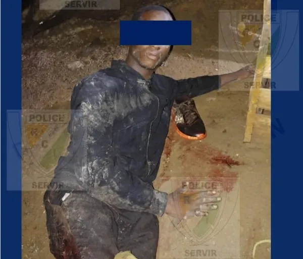 Le nommé SM, âgé de 22 ans, interpellé pour vol au Parc bétail d'Adjamé