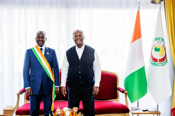 Alassane Ouattara et Adama Bictogo
