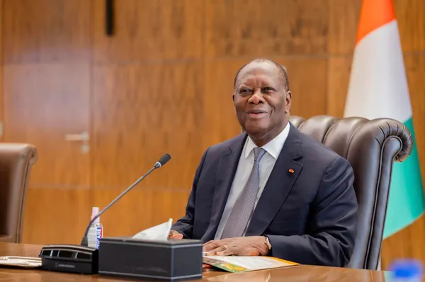 Alassane Ouattara lors du Conseil National de Sécurité (CNS) le 11 juillet 2024