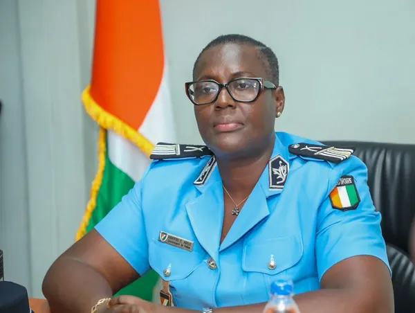 Akaffou Epse Titipeu, première femme préfet de police de Côte d'Ivoire