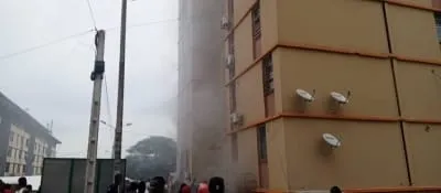 Incendie à la Tour Harmattan d'Adjamé 220 Logements