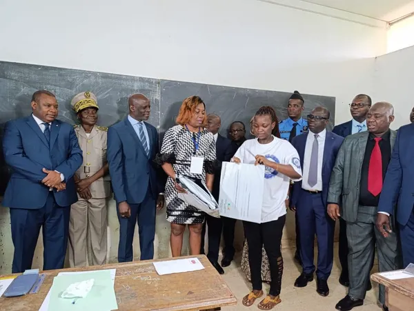 Le ministre Adama DIAWARA lors du lancement du BTS 2024