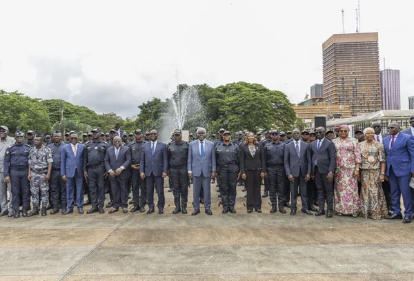 Robert Beugré Mambé lors du lancement de l’opération de lutte contre le désordre urbain à Abidjan le 22 juillet 2024