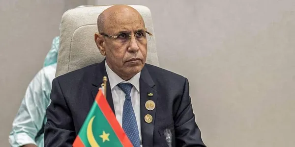 Mohamed Ould Cheikh El Ghazouani, président de la Mauritanie