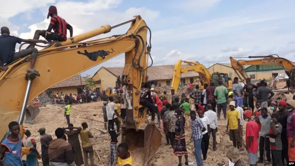 Nigeria effondrement d'une école