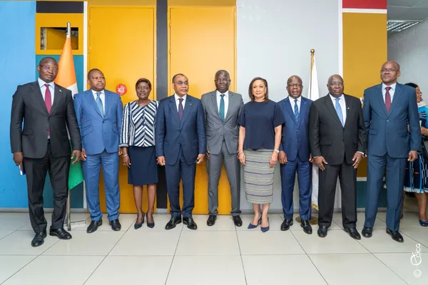 Phase politique de la 9ème Revue annuelle des réformes de l'UEMOA en Côte d'Ivoire le 3 juillet 2024