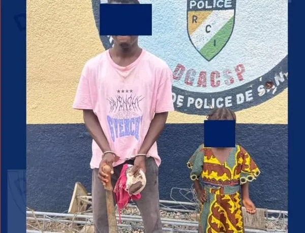 Soubré, Un père tente d'égorger sa fille de 7 ans pour un rituel