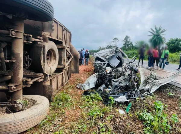 Accident de la circulation à Logoualé axe Man-Duékoué