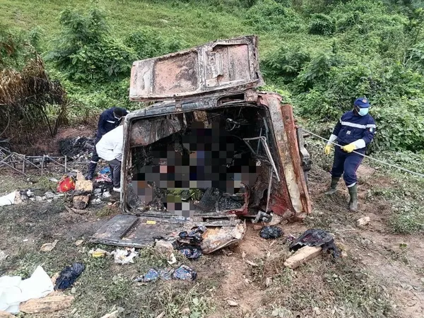 Accident de la route Adzopé - Abidjan le 8 août 2024