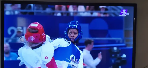 Astana Bathily lors des JO de Paris 2024 le 10 août